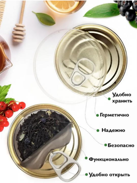 Чай Князь Андрей / Черный листовой чай 85г. / Первая Чайная Компания (ПЧК)