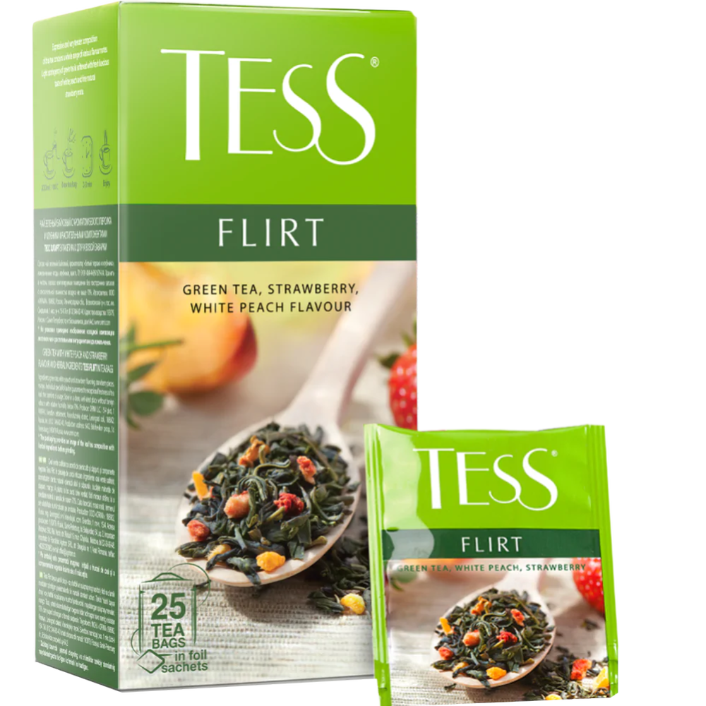 Чай зеленый «Tess» Flirt, 25х1.5 г