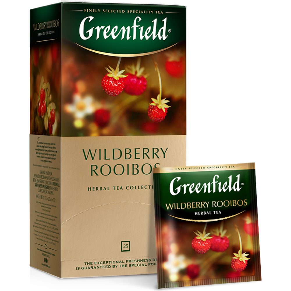 Чайный напиток «Greenfild» Wildberry Rooibos, 25х1.5 г #1