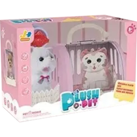 Мягкая игрушка «Toys» котик в переноске, SL810-95