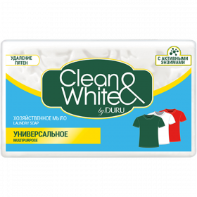 Мыло хо­зяй­ствен­ное «Clean&White» уни­вер­саль­ное, 120 г
