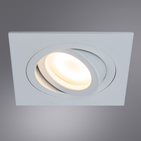 Точечный встраиваемый белый светильник Arte Lamp TARF A2168PL-1WH