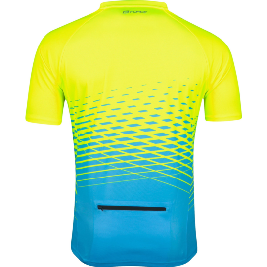 Футболка спортивная «Force» MTB Angle, 9001521-4XL-F, fluo/blue, 4XL