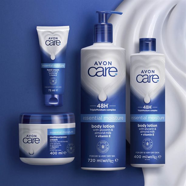 Лосьон для тела Avon Care с глицерином, миндальным молочком и витамином Е, 720 мл