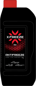 Антифриз X-FREEZE Red (красный) в п/э бут 1 кг