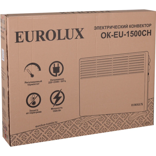 Конвектор «Eurolux» ОК-EU-1500CH, 67/4/32