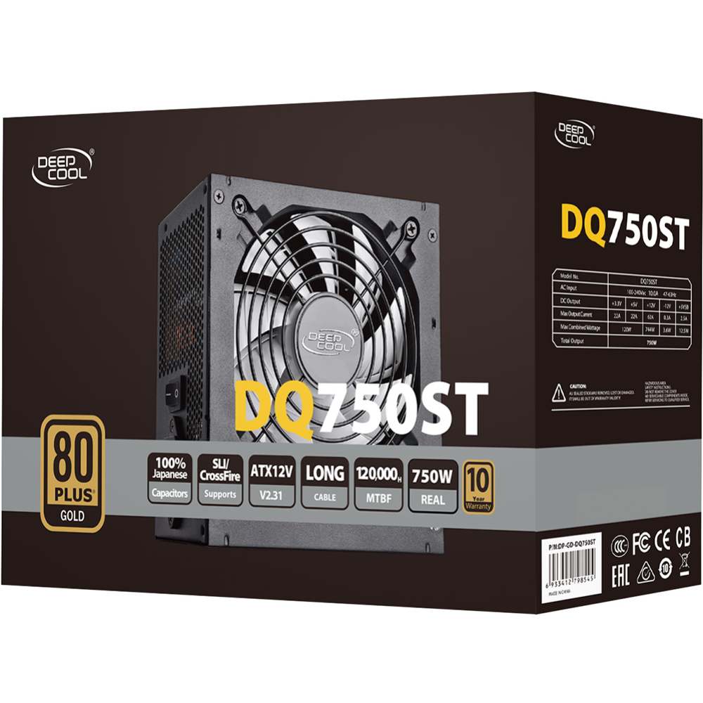 Блок питания «DeepCool» DQ750ST DP-GD-DQ750ST