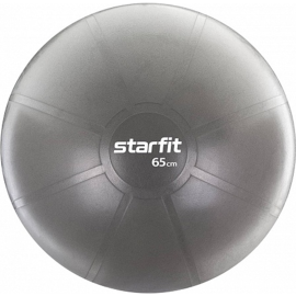 Фитбол гладкий «Starfit» Pro GB-107, серый, 65 см