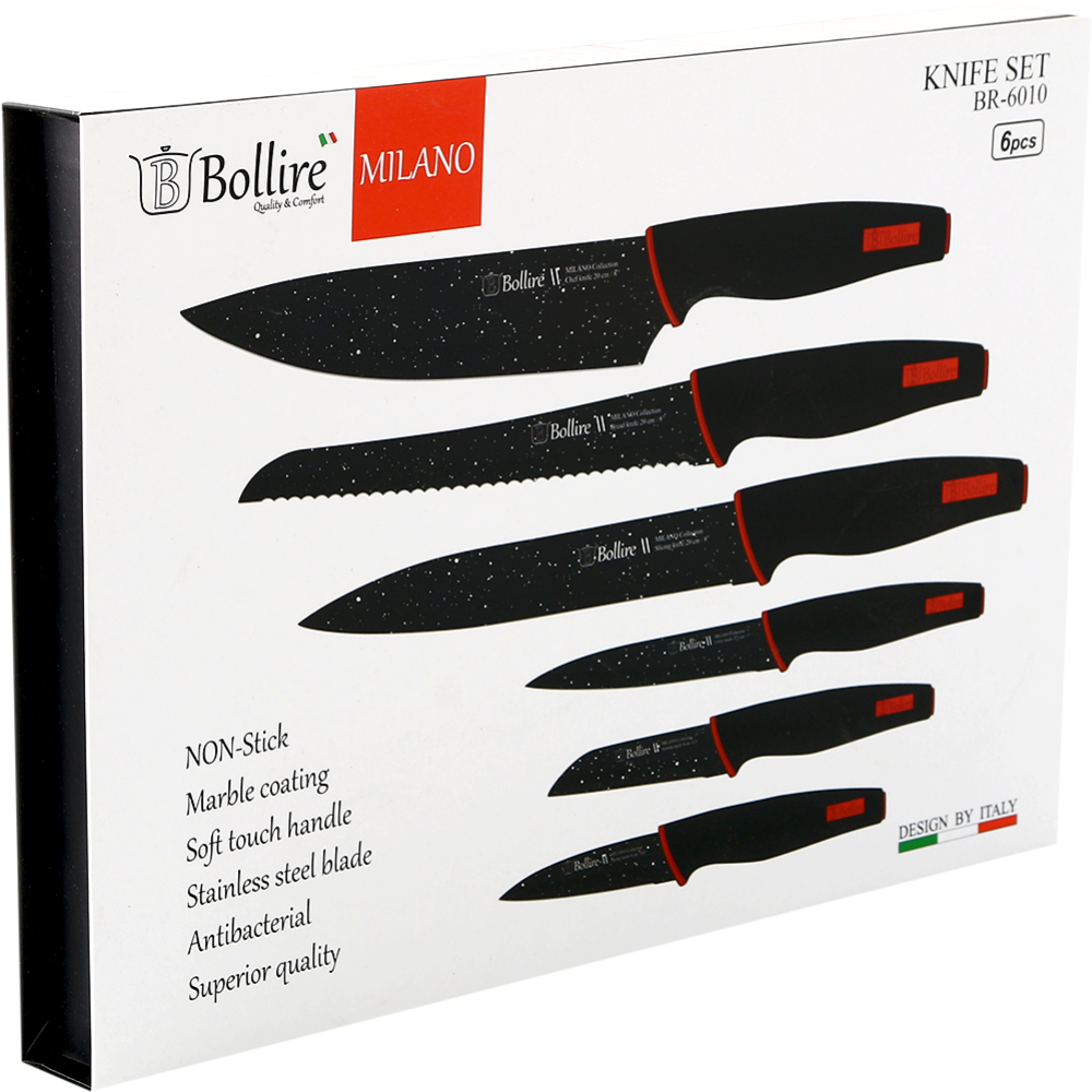 Набор ножей «Bollire» BR-6010