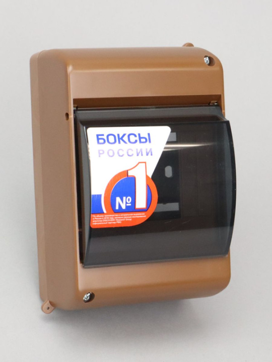 KREPTA 3 Корпус пластиковый КМПн 2/4 IP30 дуб IEK MKP42-N-04-30-12-D