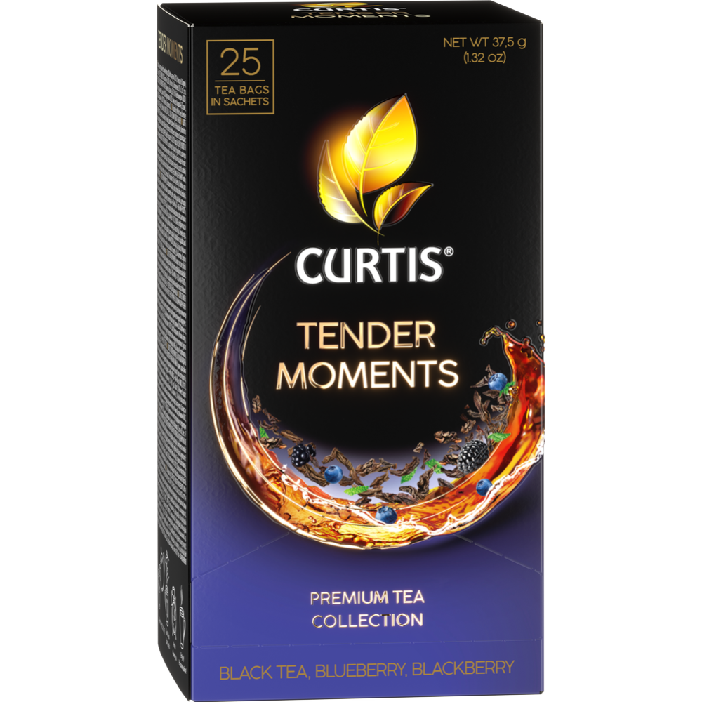 Чай черный «Curtis» Tender Moments, 25х1.5 г
