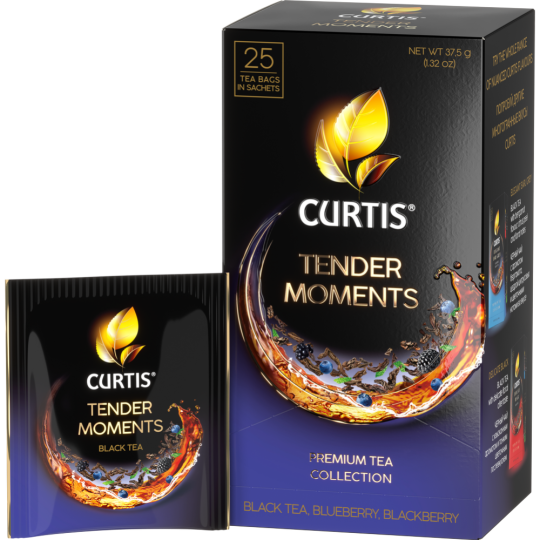 Чай черный «Curtis» Tender Moments, 25х1.5 г