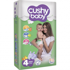 Подгузники детские «Cushy Baby» Jumbo pack, размер Maxi 4, 8-18 кг, 60 шт