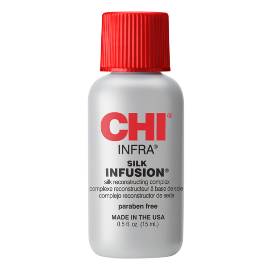 CHI SILK INFUSION Восстанавливающая эмульсия для волос с шелком и протеинами пшеницы "Шелковая Инфузия" 15мл