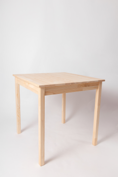 Стол обеденный деревянный из массива сосны 75х75х75
