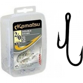 Крючок ры­бо­лов­ный «KAMATSU» Double Ryder K-079 №6, 510800306, 20 шт