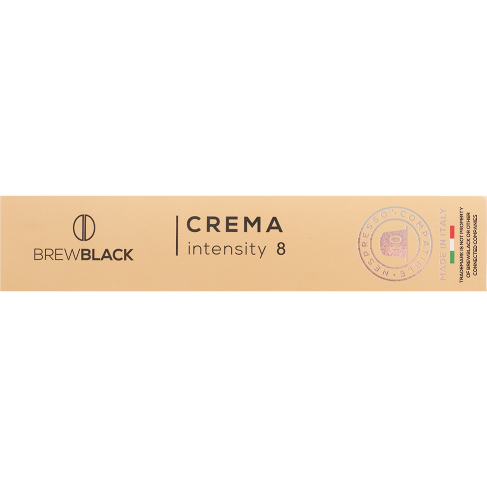 Кофе в капсулах «Carraro» Brew Black Crema, 10х5.5 г #2