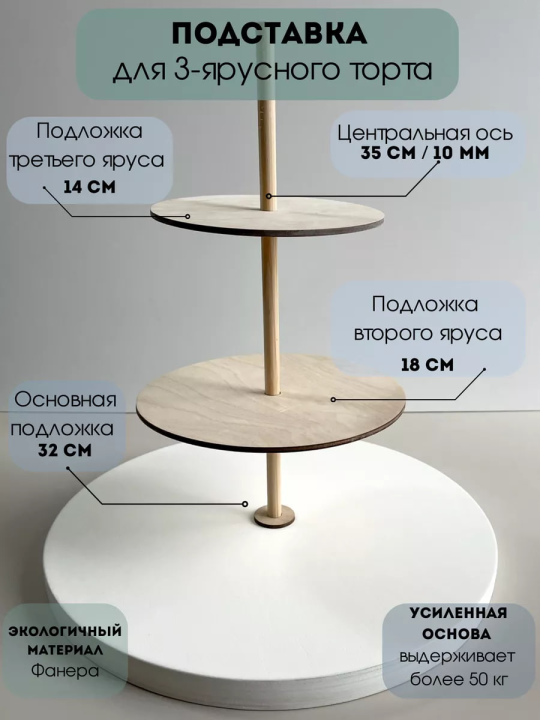 Подставка для многоярусного торта