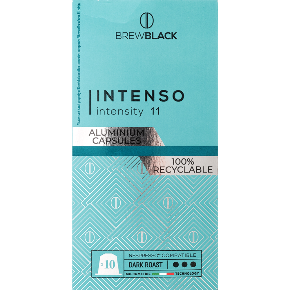 Кофе в капсулах «Carraro» Brew Black Intenso, 10х5.5 г #0