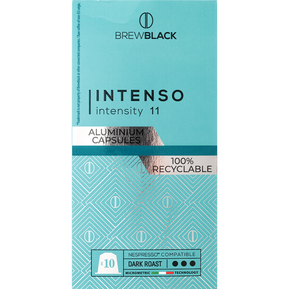Кофе в кап­су­лах «Carraro» Brew Black Intenso, 10х5.5 г