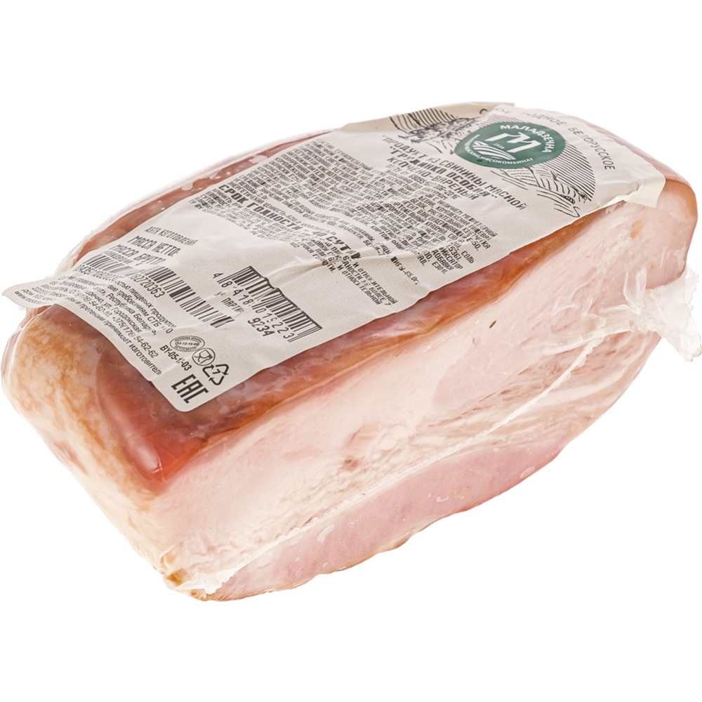Продукт из свинины мясной «Грудинка Особая» копчено-вареный, 1 кг #1