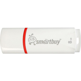 USB-накопитель «Smartbuy» Crown, SB8GBCRW-W, 8GB, белый