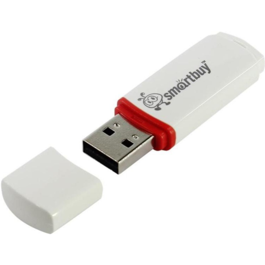 USB-накопитель «Smartbuy» Crown, SB8GBCRW-W, 8GB, белый