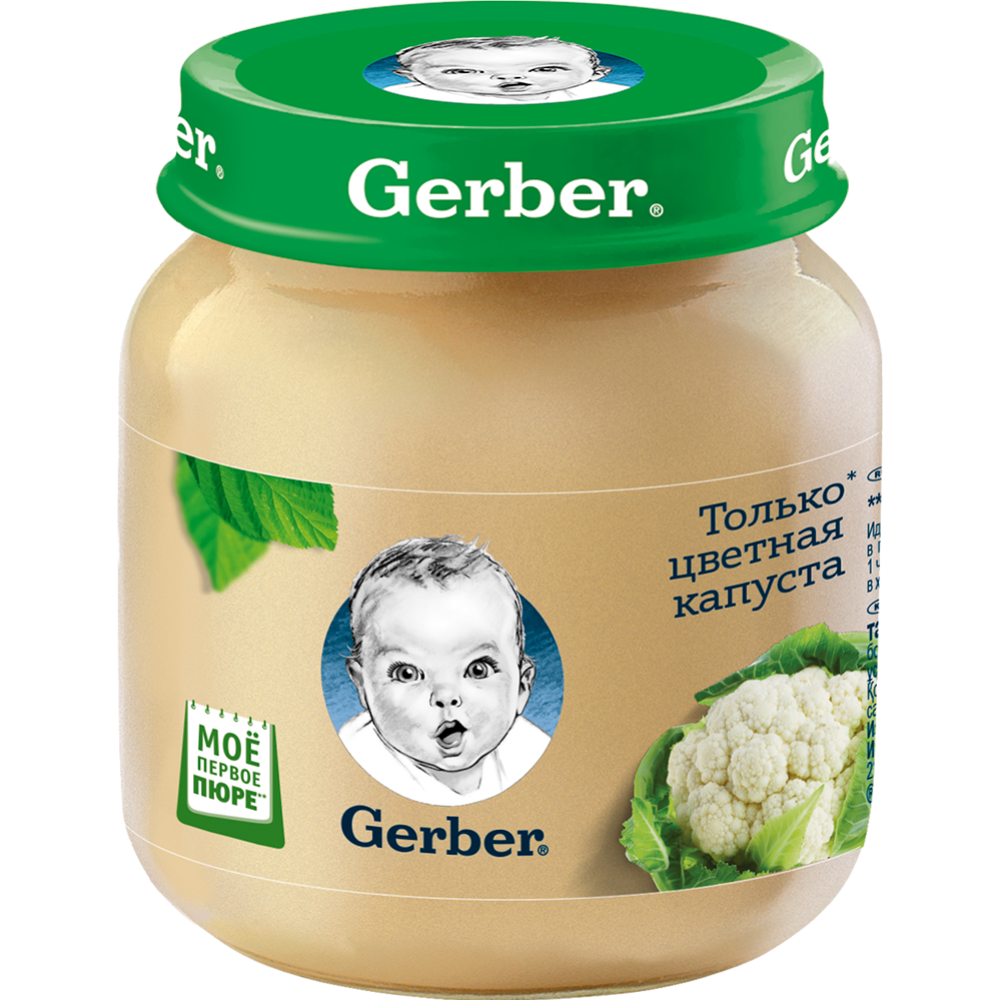 Пюре овощное «Gerber» цветная капуста, 130 г