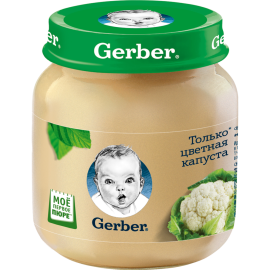 Пюре овощное «Gerber» цветная капуста, 130 г