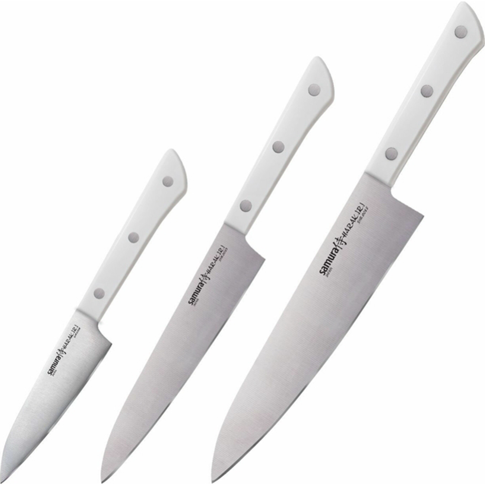 Набор ножей «Samura» Harakiri SHR-0220W, 3 предмета