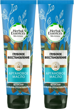 Бальзам-ополаскиватель для волос Herbal Essences Глубокое Восстановление Марокканское Аргановое Масло 2 шт. х 180 мл