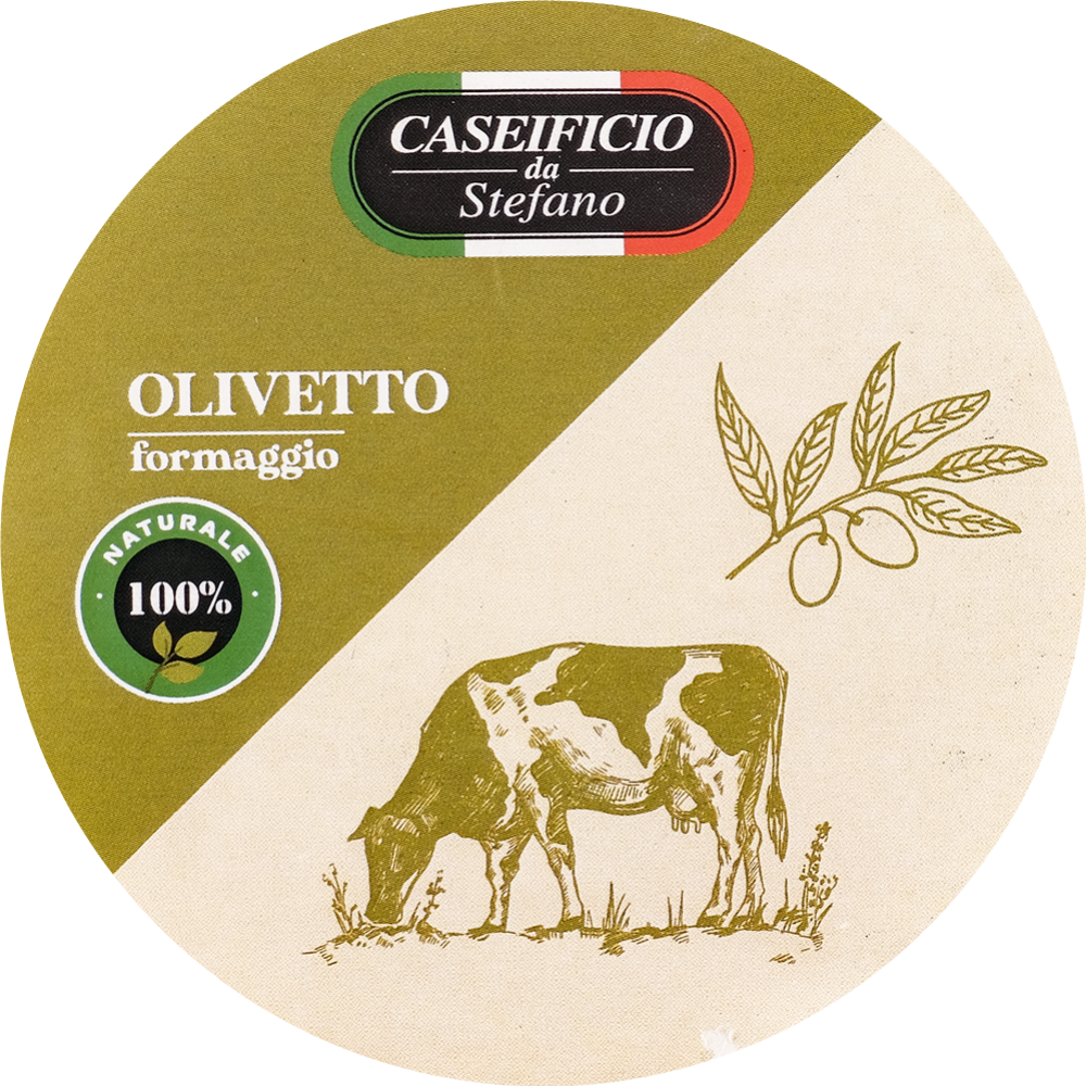 Сыр полутвердый «Caseificio da Stefano» Olivetto, 60%, 1 кг #2