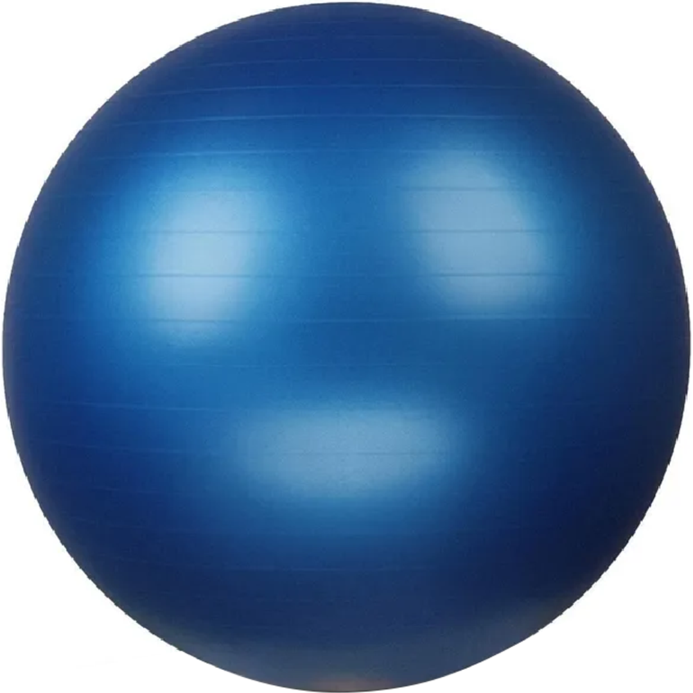 Мяч гимнастический «Indigo» Anti-Burst, IN002, синий, 65 см