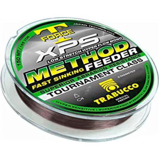 Леска монофильная «Trabucco» T-Force XPS Method Feeder, 053-96-250, 150 м, 0.25 мм