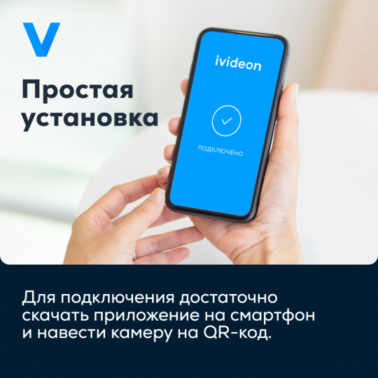 2х Мегапиксельная купольная IP Wi-Fi видеокамера для дома и офиса Ivideon Cute 2