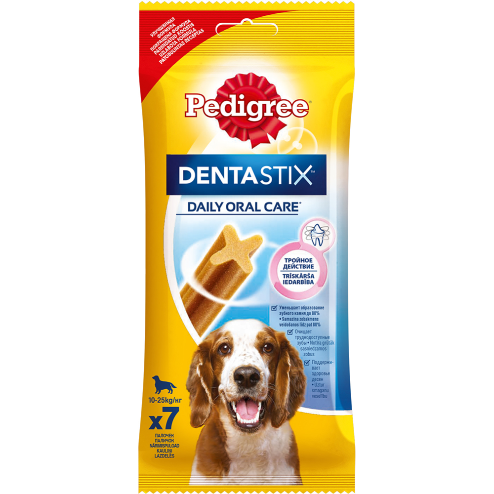 Лакомство для собак «Pedigree Denta Stix» для средних пород, 180 г купить в  Минске: недорого, в рассрочку в интернет-магазине Емолл бай