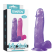 Фаллос на присоске Jelly Studs Crystal Dildo Large фиолетовый 20 см