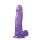 Фаллос на присоске Jelly Studs Crystal Dildo Large фиолетовый 20 см