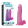 Фаллос на присоске Jelly Studs Crystal Dildo Large розовый 20 см