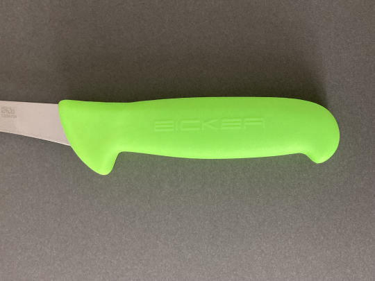 Профессиональный обвалочный нож для мяса 13 см зеленая ручка EICKER PROFI арт. 507.