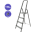 Картинка товара Стремянка стальная, 4 ступени, NV1150, Новая высота 1150104