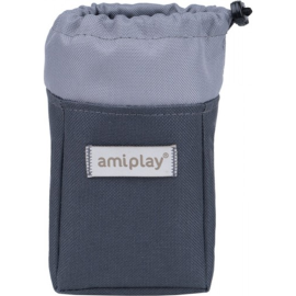 Сумка для лакомств «Amiplay» 127643, серый, 8х6х10 см