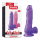 Фиолетовый фаллос Jelly Studs Crystal Dildo Medium 18 см