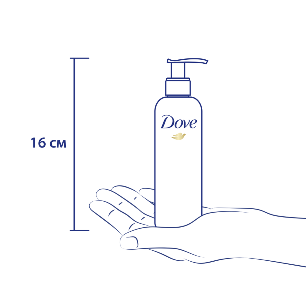 Мицеллярный гель «Dove» с маслами, 120 мл