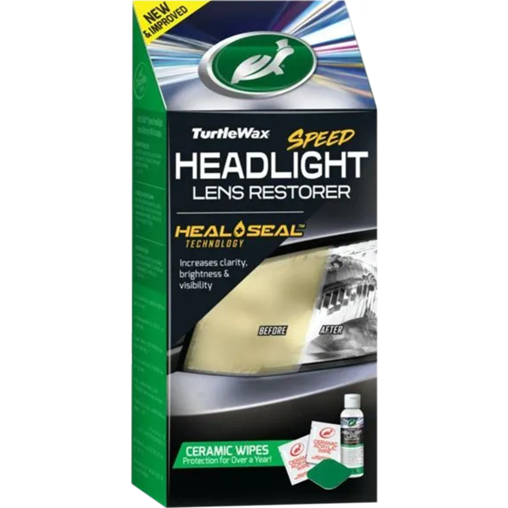 Восстановитель фар «Turtle Wax» Speed Headlight Lens Restorer, 100 мл