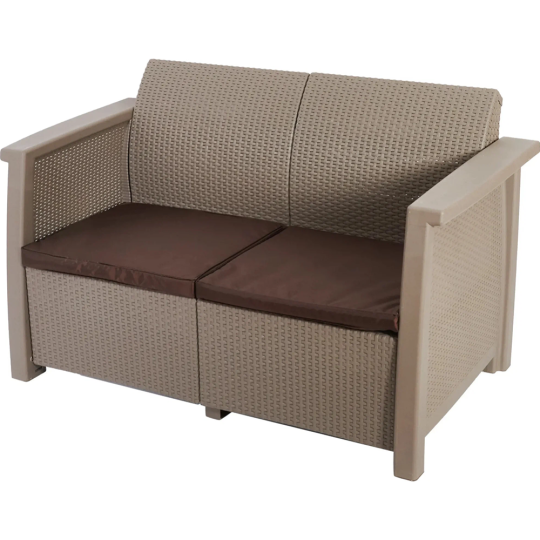 Диван садовый «Keter» Toledo Love Seat, 254011, капучино