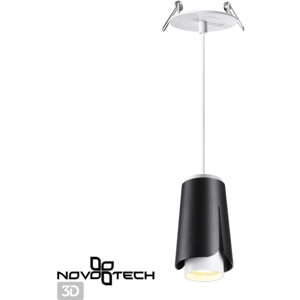 Светильник встраиваемый «Novotech» Tulip, Spot NT22, 370830, черный