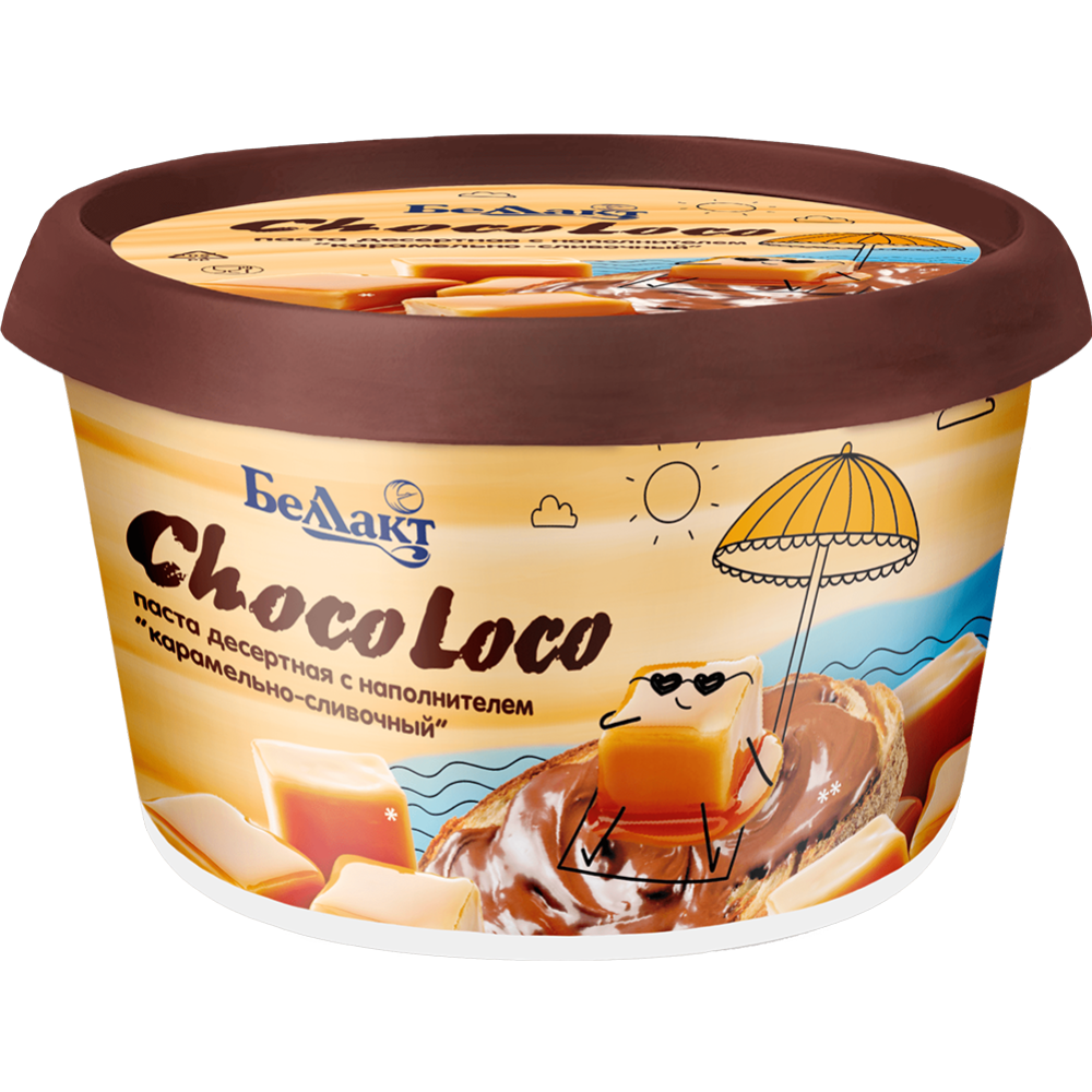 Паста десертная «Choco Loco» карамельно - сливочная, 25%, 250 г #0