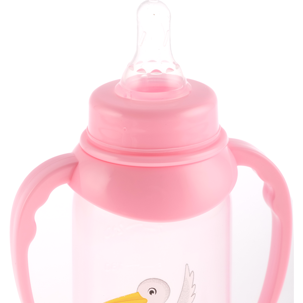 Бутылочка детская «Мамина Радость» с соской, розовый, КК1131, 250 мл