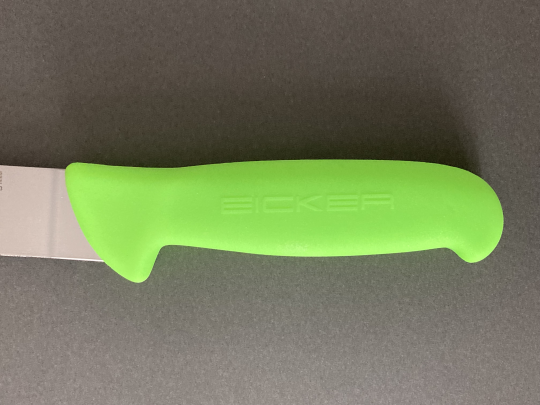 Профессиональный жиловочный нож для мяса 26 см зеленая ручка EICKER PROFI арт. 540.